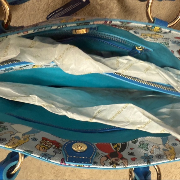 Dooney and Bourke Disney Alice in Wonderland Tote Bag - Picture 3 of 5